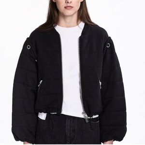 Phillip Lim Cotton Puffer Jacket - Black